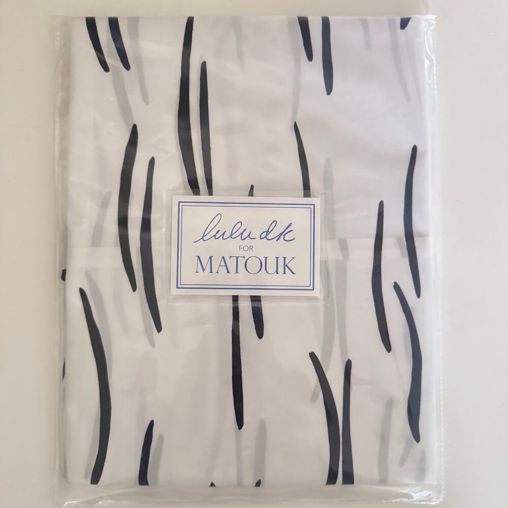 Lulu DK Matouk Abstract Brushstroke Standard Sham NEW (irregular) Factory Store